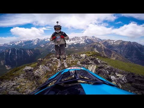 Ride to the Sky - Montana Mtns: Helmet Cam