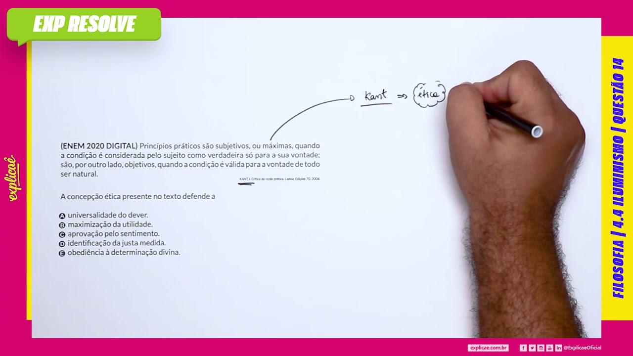 PRINCÍPIOS PRÁTICOS SÃO SUBJETIVOS, OU MÁXIMAS, QUANDO A CONDIÇÃO É CONSIDERADA (...) | ILUMINISMO