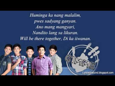 Gimme 5  'Pag Kasama Ka Lyrics