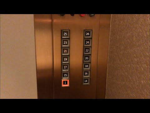 AMAZING Vintage Otis High-Rise Elevators @ 621 17th Street - Denver, CO.