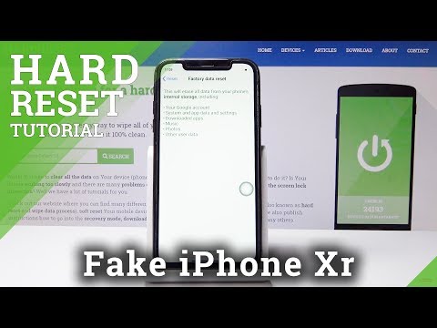 How to Hard Reset Fake iPhone Xr - Restore Factory Data