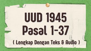 Download lagu UUD1945 Pasal 1-37 lengkap mp3 Download lagu UUD1945 Pasal 1-37 lengkap mp3