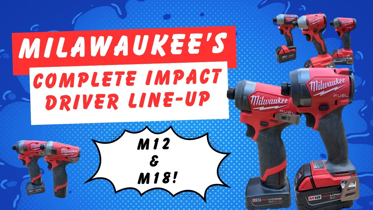 Comparing Milwaukee's Entire Impact Driver Line-Up!
