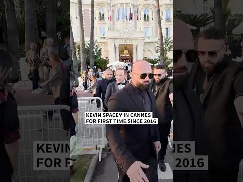 Video Thumbnail: Kevin Spacey receives charity prize at Cannes | AFP #shorts