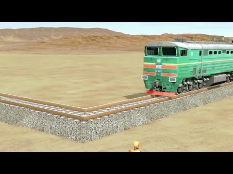 Trains vs 90 Degree Turn – BeamNG.Drive#300|beamng drive train|teardown train