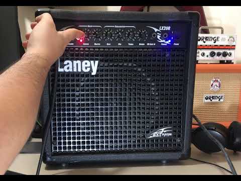 Демонстрация звучания комбоусилителя Laney LX20R-Red