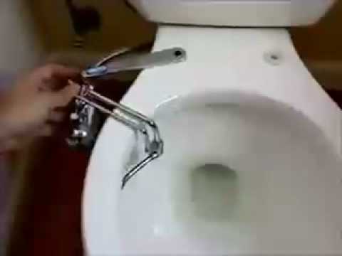 Go Bidet Toilet Bidet system demo & sample installation