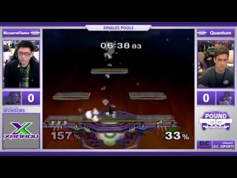 *Pound* 2016 - Melee Pools - Bizzarro Flame (Ganondorf) vs. Quantum (Falco)