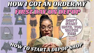 How To Start A Depop Shop (FOR BEGINNERS) the formula to sales & followers