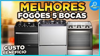 ????TOP 3 Melhores FOGÃO 5 BOCAS Custo Benefício em 2025