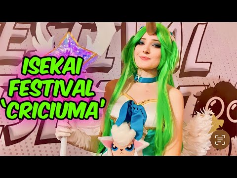 VLOG ISEKAI FESTIVAL CRICIUMA/SHOPPING - CONCURSO COSPLAY,,, PRIMEIRA EDIÇÃO P1