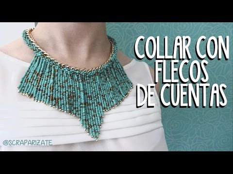 DIY: Collar de cuentas con flecos