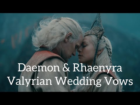 [ENG] Daemon and Rhaenyra Valyrian Wedding Vows Translation | House of The Dragon