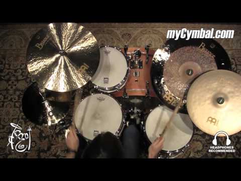 Meinl 22" Byzance Extra Dry Dual Crash Ride Cymbal - 2275g (B22DUCR-1012216DDD)