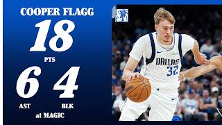 Cooper Flagg (18 PTS 4 BLK) at Orlando Magic | March 5, 2026