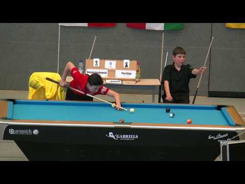 Finn Böge - Dennis Laszkowski Deutsche Jugend Meisterschaft 2017 m-U17 10-Ball