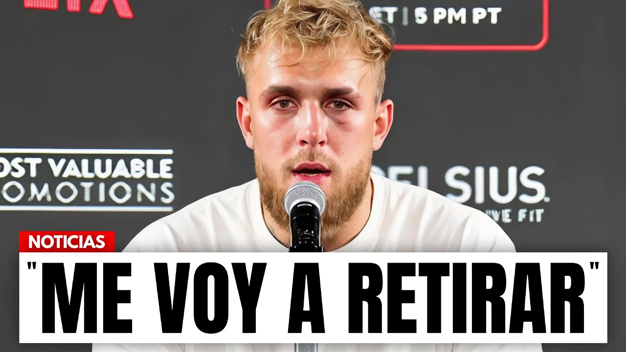 Jake Paul ANUNCIA su RETIRO tras ser NOQUEADO por Anthony Joshua..