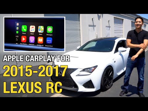 2015-2017 LEXUS RC | Wired Apple CarPlay Android Auto | Install / Demo
