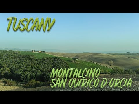 Montalcino to San Quirico d'Orcia. Immerse yourself in the purest cinematic landscape of Tuscany.