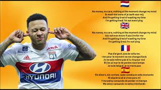 Memphis Depay - No Love (Letra en Español,Frances,Holandes e Ingles)