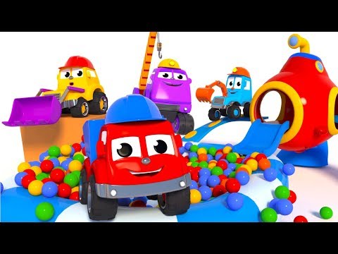 FRIENDS ON WHEELS EP 8 - BUILDING AN INDOOR PLAYGROUND WITH BALL PIT POOL