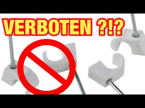 Nail clamps are FORBIDDEN?!? Laying cables is much better! Proofwood