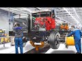 How They Build Powerful US Kenworth Trucks From Scratch Inside Production Line Factory