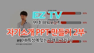 [EZTV] 99초 파워포인트 #26. 자기소개 PPT 만들기 2부. powerpoint self introduce