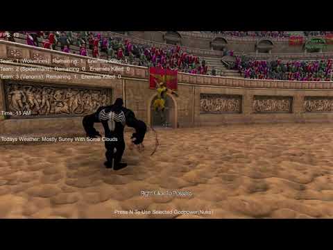 Venom vs Wolverine vs Spiderman in Ultimate Epic Battle Simulator