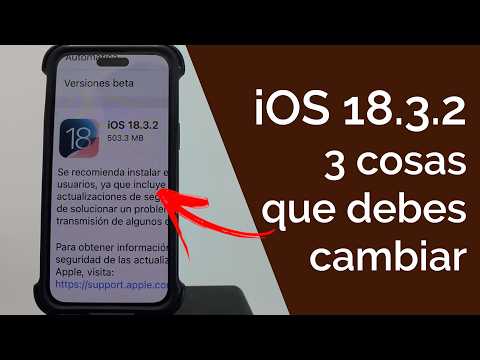 iOS 18.3.2 ya está disponible y te recomendamos encarecidamente actualizar por el bien de tu iPhone