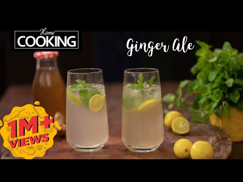 Ginger Ale | Drink Recipe | Refreshing Drinks | Ginger Lemon Drinks