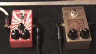Video thumbnail for Analogman Sunface BC-108 and Peppermint Fuzz guitar effects pedal demo w/ Les Paul & Marshall by gearmanndude