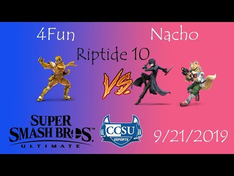 Riptide 10 CCSU Smash Ultimate - 4Fun (Captain Falcon) vs Nacho (Joker, Fox)