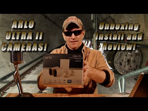 ARLO ULTRA 2 SMART SECURITY CAMERA:  UNBOXING, INSTALL AND REVIEW : LAWRENCE RYAN -REBEL TUNNEL VLOG