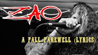 Zao - A Fall Farewell (Lyrics)