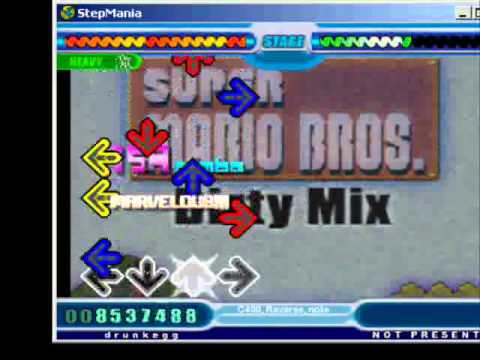 Mario bros (Dirty Remix) - Stepmania - AA