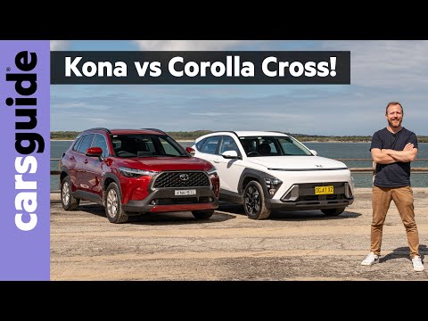 Hyundai Kona vs Toyota Corolla Cross Hybrid 2025 review: Which petrol-electric small SUV is best?