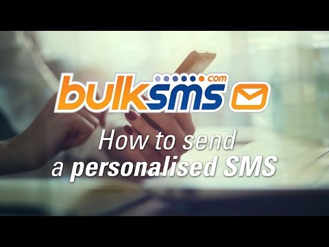 BulkSMS Text Messenger - How to send a personalised SMS message - Bulk SMS