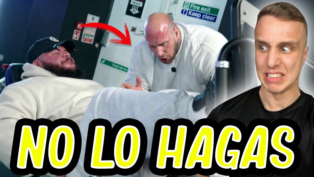 Así entrena piernas Martyn Ford *no lo hagas*