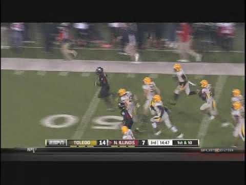 Toledo vs NIU unforgettable touchdown