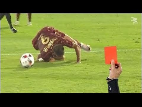 Top 10 ⚽ INSANE Red Cards For Diving
