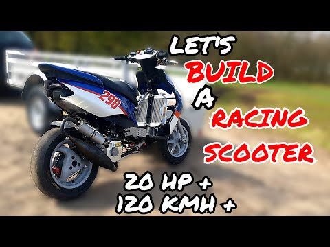 RACING SCOOTER FOR TRACK COMPLETE BUILD | Dyno testing | High Speed Run | Stage 6 R/T 70cc  Highend