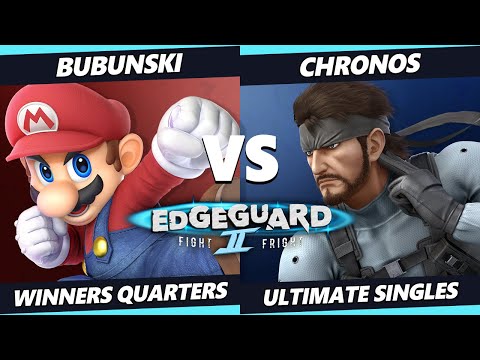 Edgeguard II - Bubunski (Mario) Vs. Chronos (Snake) SSBU Ultimate Tournament
