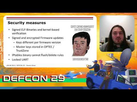 DEF CON 29-  Dennis Giese - Robots with lasers and cameras but no security   Liberating your vacuum