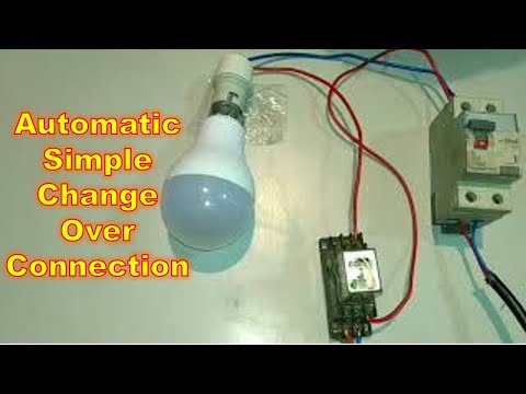 Auto Change Over Circuit with Contactor and Relay Electrical Technician | Electrical Engineering Video