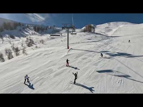 Risalita integrale seggiovia Doppelmayr "Bergeries" Pra Loup (Francia)
