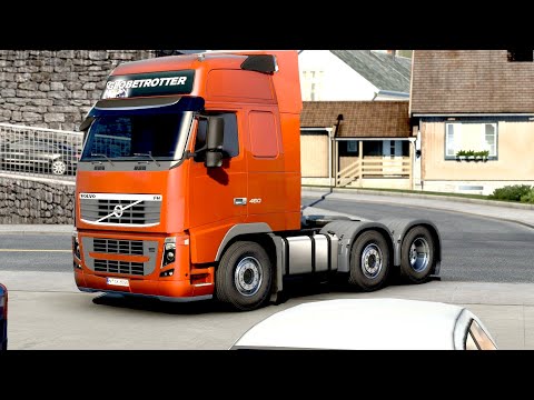 ETS 2 - Volvo FH Classic Transporting Truck Rims from Bergen