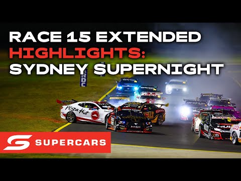 SUPERCARS 2024 Beaurepaires Sydney SuperNight レースハイライト動画