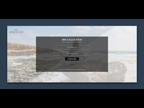 Basic Project Bmi Calculator In Html5 Css3 Java Script