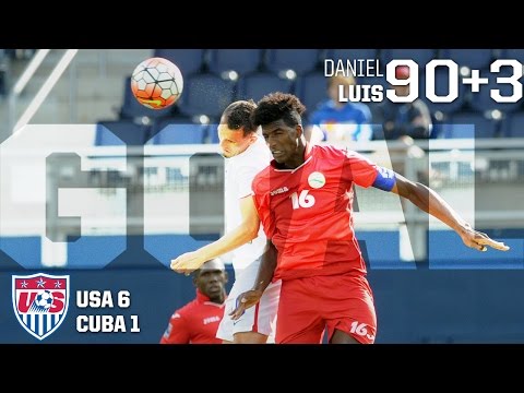 U-23 MNT vs. Cuba: Daniel Luís Goal - Oct. 3, 2015